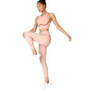 Fabletics Womens 2XL Motion 365 Yoga Workout Set Peach Sports Bra Leggings